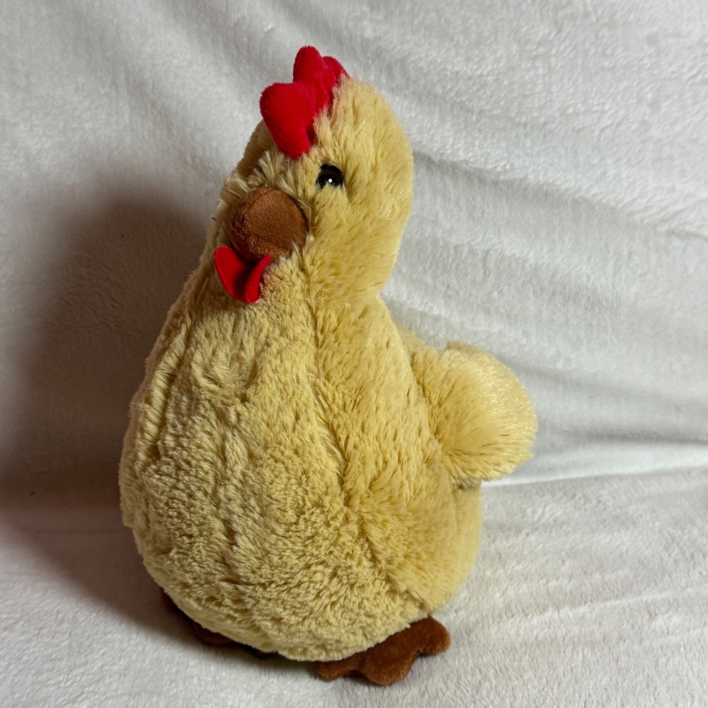 Send A Friend 10" Rowdy the Rooster Tan Chicken Plush Stuffed Animal Toy
